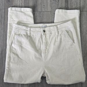 Molly Bracken Womens Cream Corduroy Trousers